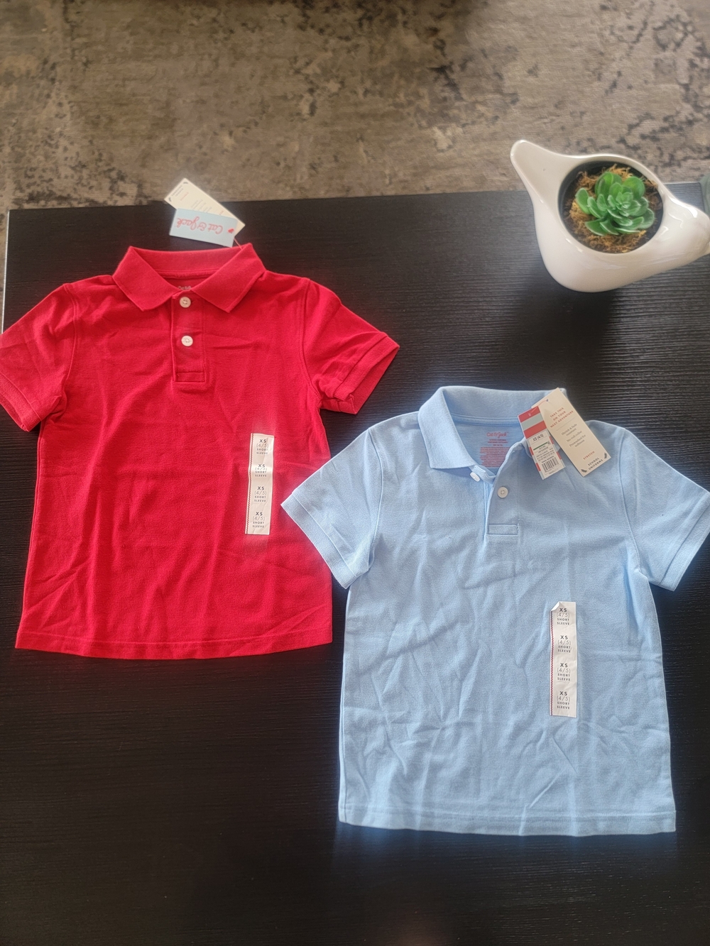 Boys' XS(4/5) Bundle of 2  Performance Uniform Polo Shirt - Cat & Jack